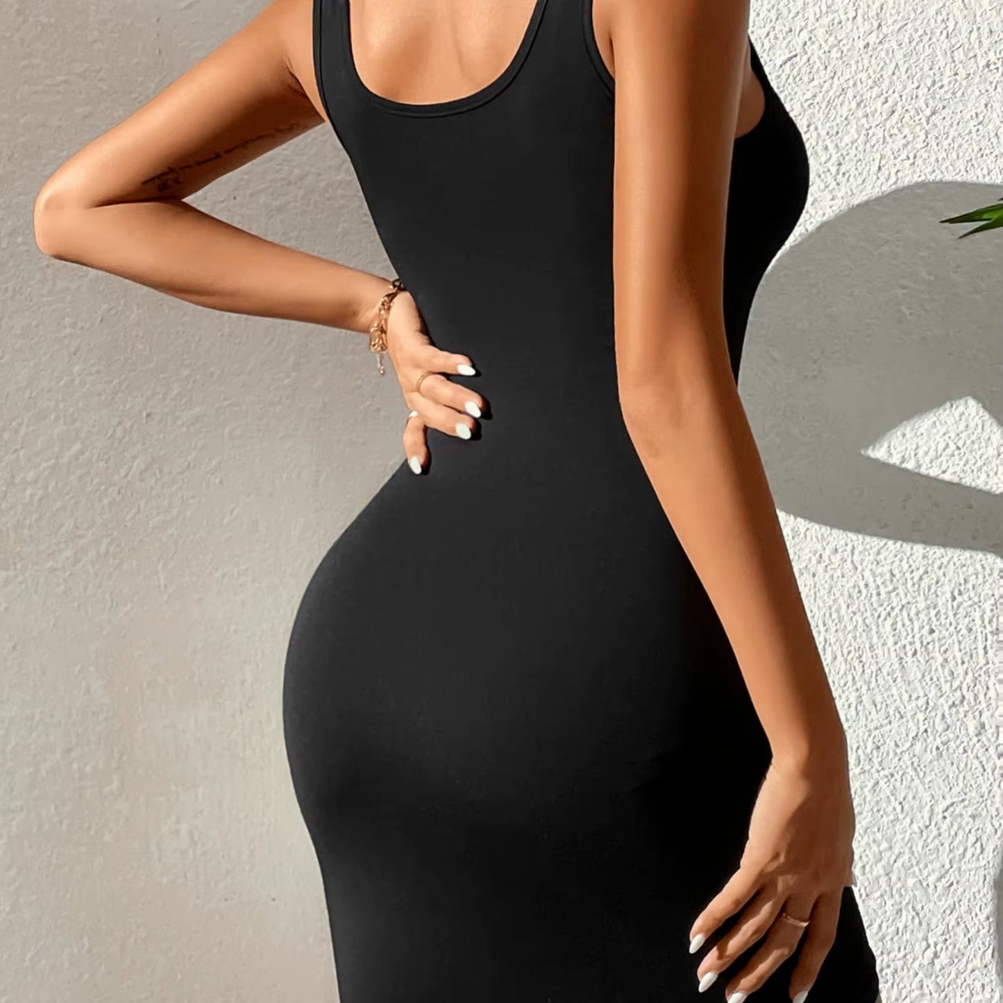 Bodycon Mini Dress for Women – Stretch Slim Fit Dress with Wide Straps, Summer & Party Dress