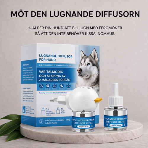 Lugnande Doftspridare för Hund – För Stress & Markering Inomhus