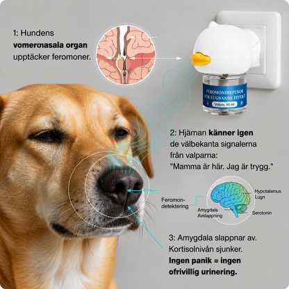 Lugnande Doftspridare för Hund – För Stress & Markering Inomhus