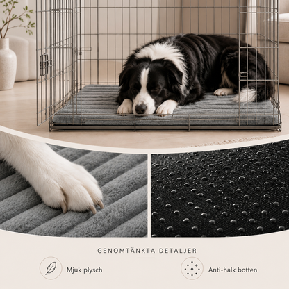 Självvärmande Bäddmatta för Hund & Katt – Mjuk och Tvättbar Sovmatta i Fleece