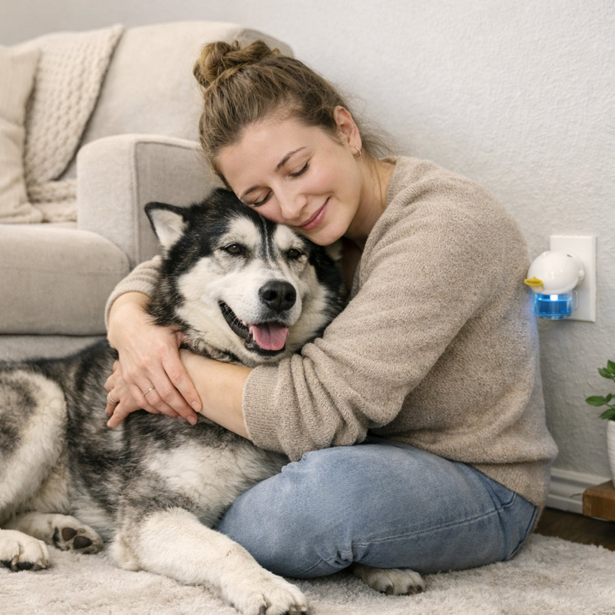 Lugnande Doftspridare för Hund – För Stress & Markering Inomhus
