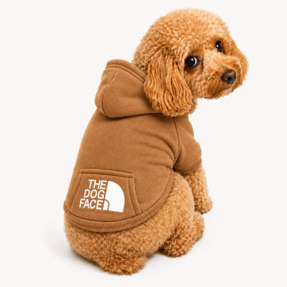 Hundhoodie med Huva & Ficka – Mjuk Huvtröja för Små Hundar