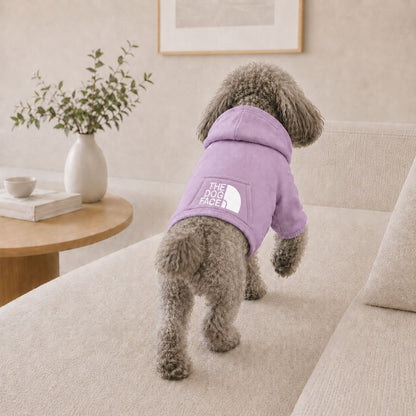 Hundhoodie med Huva & Ficka – Mjuk Huvtröja för Små Hundar
