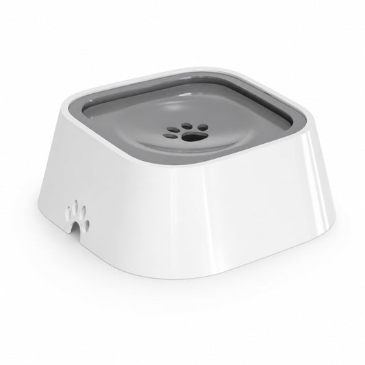 Flytande Vattenskål för Hund & Katt – Anti-Spill Vattendispenser med Slow Drinking & Filter
