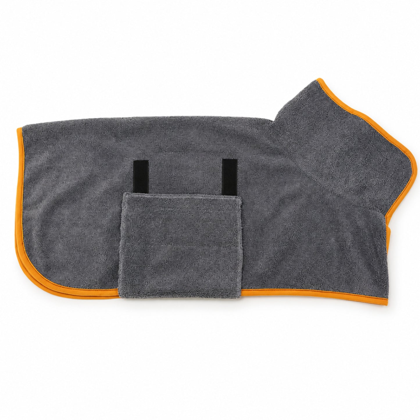 Snabbtorkande Hundbadrock i Mikrofiber – Absorberande Handduk med Justerbara Remmar för Hund & Katt