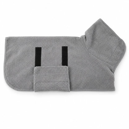 Snabbtorkande Hundbadrock i Mikrofiber – Absorberande Handduk med Justerbara Remmar för Hund & Katt