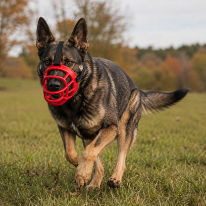 Mjuk Silikonmunkorg för Hund – Justerbar Korgmunkorg för Små, Medelstora & Stora Hundar