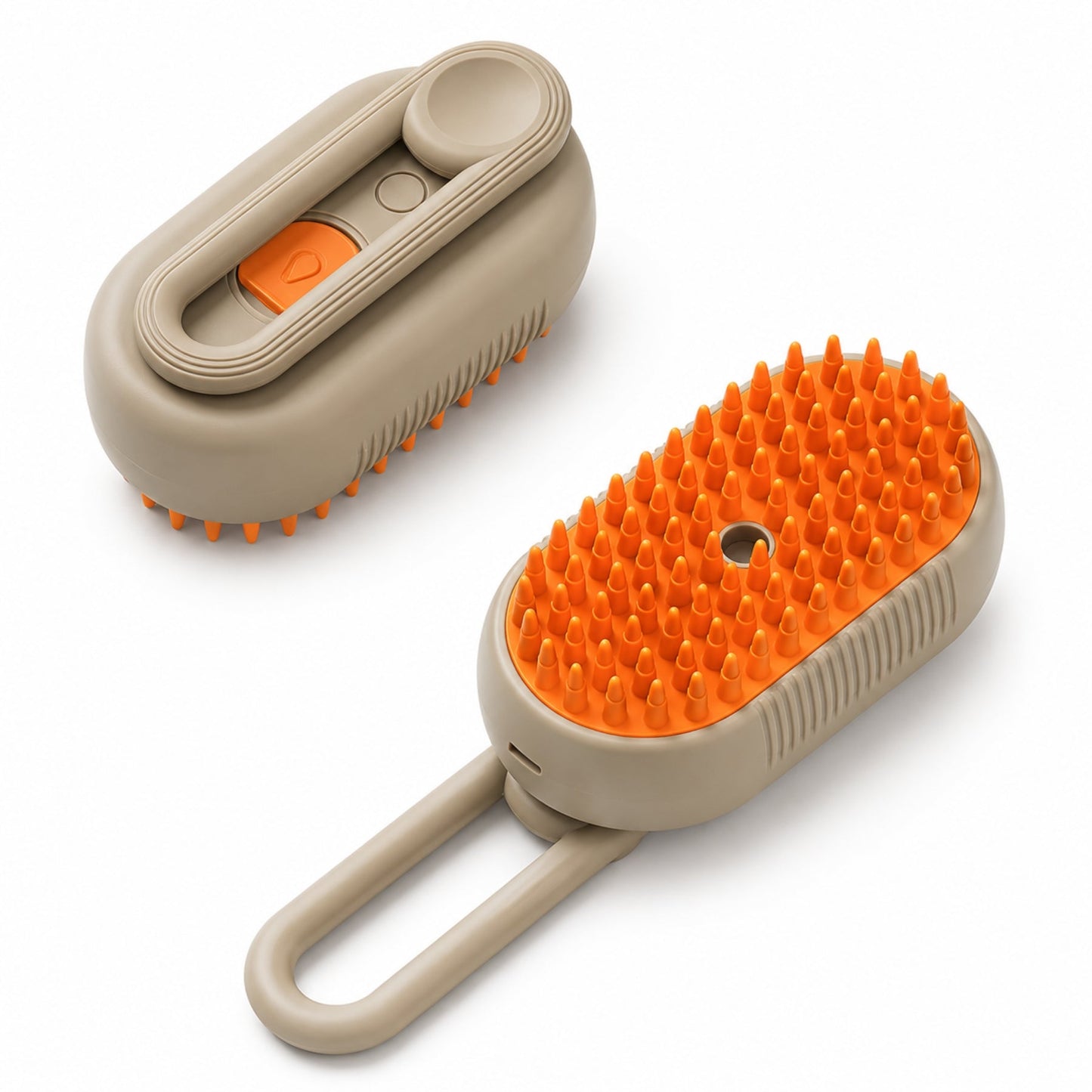 SteamGlow™ Groomingborste för Husdjur – 3-i-1 Elektrisk Spray- & Massageborste för Hund & Katt