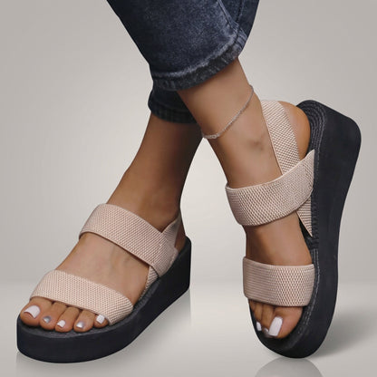 Platform Sandals for Women – Lightweight Shock-Absorbing Summer Sandals, Comfortable Casual Shoes (EU 35–43)