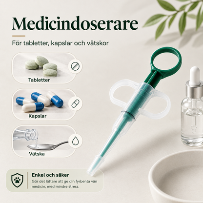 Doseringssprøjte med bløde spidser til hund & kat