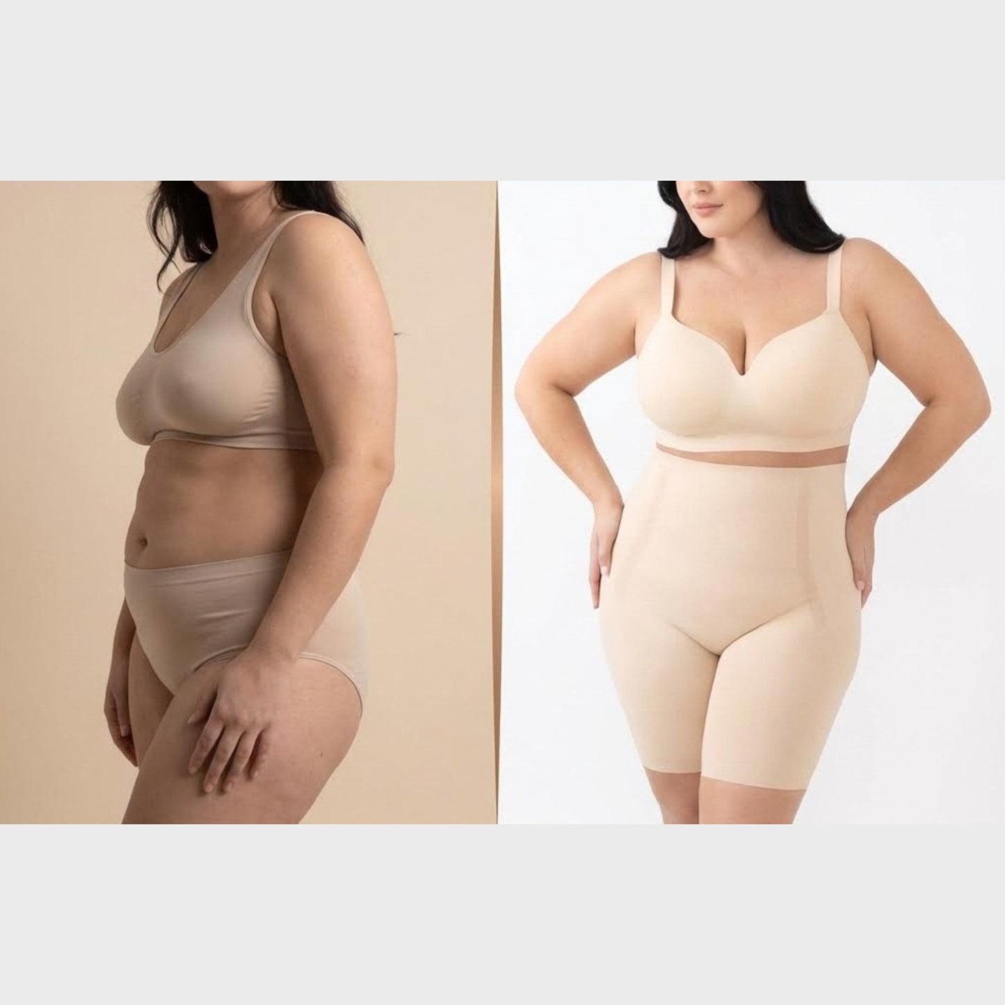 Women’s High-Waisted Shapewear Shorts – Tummy Control & Seamless Fit