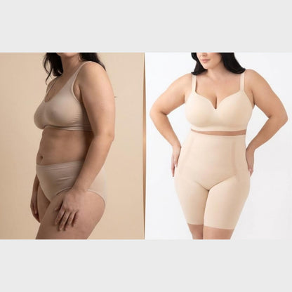 Women’s High-Waisted Shapewear Shorts – Tummy Control & Seamless Fit